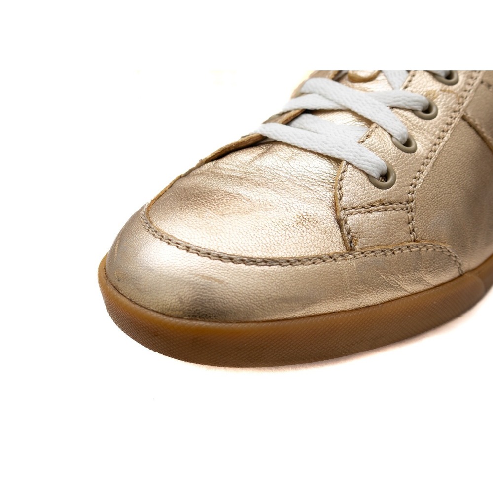 RARE VTG Dior B16 by‎ Hedi Slimane collector Gold Sneaker Size US 10 - Picture 10 of 14